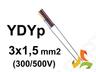 Przewód YDYp 3x1,5 mm2 (300/500V) instalacyjny płaski (krążki 100m) 111 DAMIR